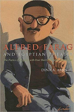 book cover "Alfred Farag and the Egyptian theater"