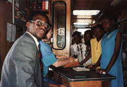 Library bus, Zimbabwe 1997