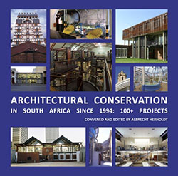 book cover " ECIA home page Contact ECIA Login      News     About Us     Events     Membership         Individual Members         Companies     Resources         Useful Links         Downloads         Heritage         Vacancies     CPD     Lectures         Recordings         Questionnaires     Library         Reference Library         Book Reviews     Gallery  Architectural Conservation in South Africa since 1994: 100+ projects  Architectural Conservation in South Africa since 1994"