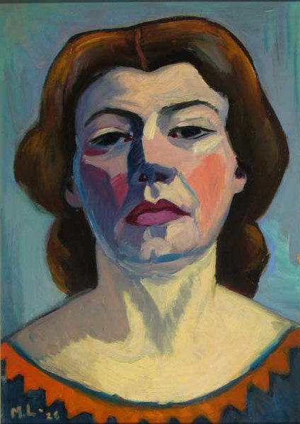 Maggie Laubser Self Portrait 1928 (Wikimedia Commons, public domain)