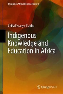 book cover "Indigenous knowledge and education in Africa"