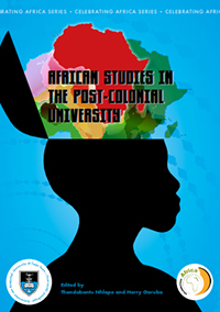 book cover "African studies in the pos-colonial universities"