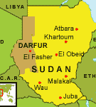 map Darfur (source: www.cafod.org.uk)