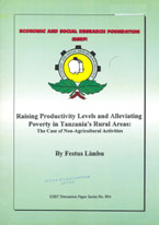 book cover Raising productivity levels and alleviating poverty in Tanzania