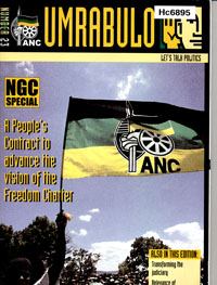 book cover A people's contract to advance the vision of the Freedom Charter