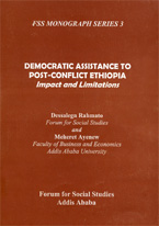 Book cover Democratic assistance to post-conflict Ethiopia