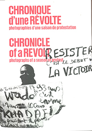 Book cover Chronique d'une révolte