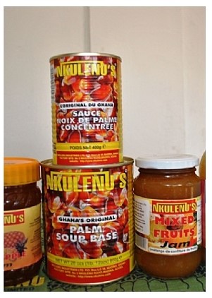 jam and palm soup produced by Nkulenu Industries (Source: Esther Ocloo (Source: https://agriwatchgh.com/))