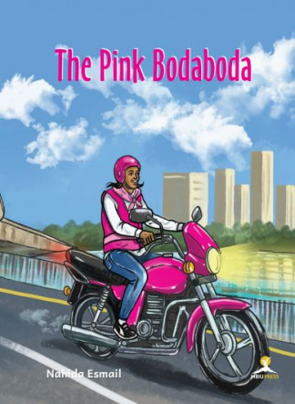 book cover "The pink bodaboda"