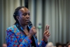 Question from the audience: Blandina Kilama, PhD alumna of the ASCL.