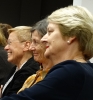 Left: Gerrie ter Haar (Stephen Ellis' widow), and right: Henrietta Moore (photo Maaike Westra).
